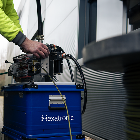 Can you blow Ultra-lightweight aerial cables?