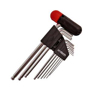 Ball End Hex Key Set Extra-Long 1.5-10mm 9Pc