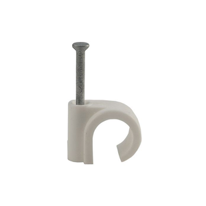 Cable Clips - 3.5mm - White (packs of 100)