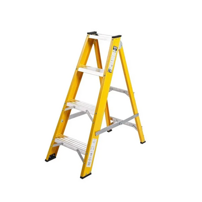 Step Ladder Fibreglass Swingback 4 Tread