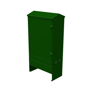 Street Cabinet and Root Assembly - 600x300x925 - Green